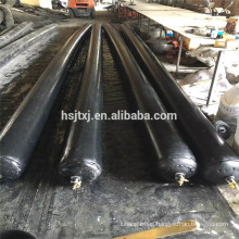 Rubber Cylindrical type natural Rubber Inflatable culvert airbag for formwork of bridge